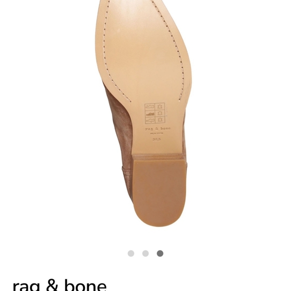 RAG & BONE women's walker boot beige size 38.5 - Picture 3 of 7